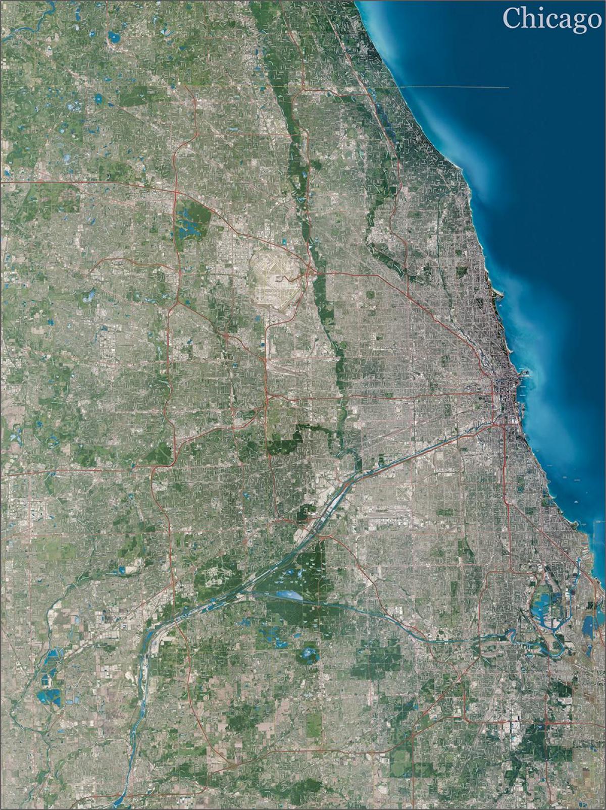Mappa altimetrica di Chicago